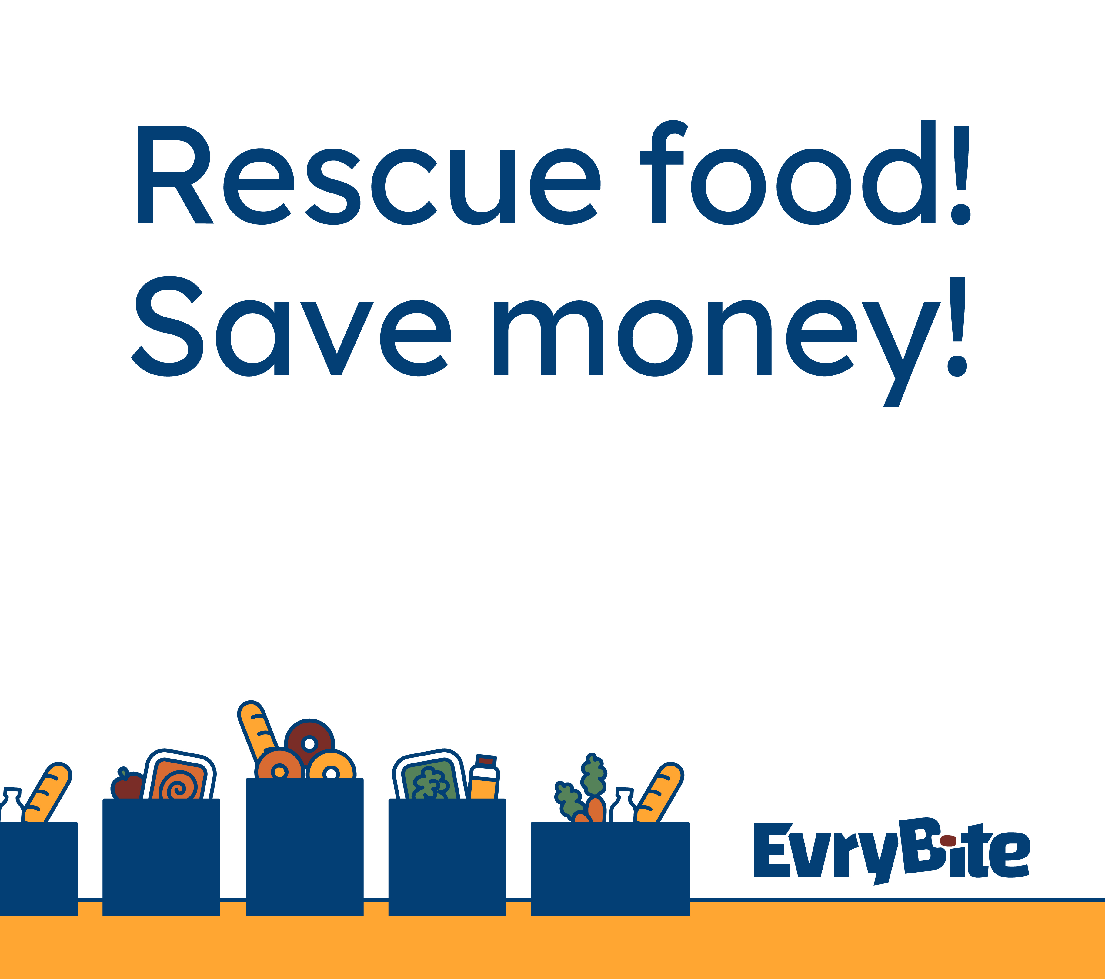 EvryBite tag for food bags.