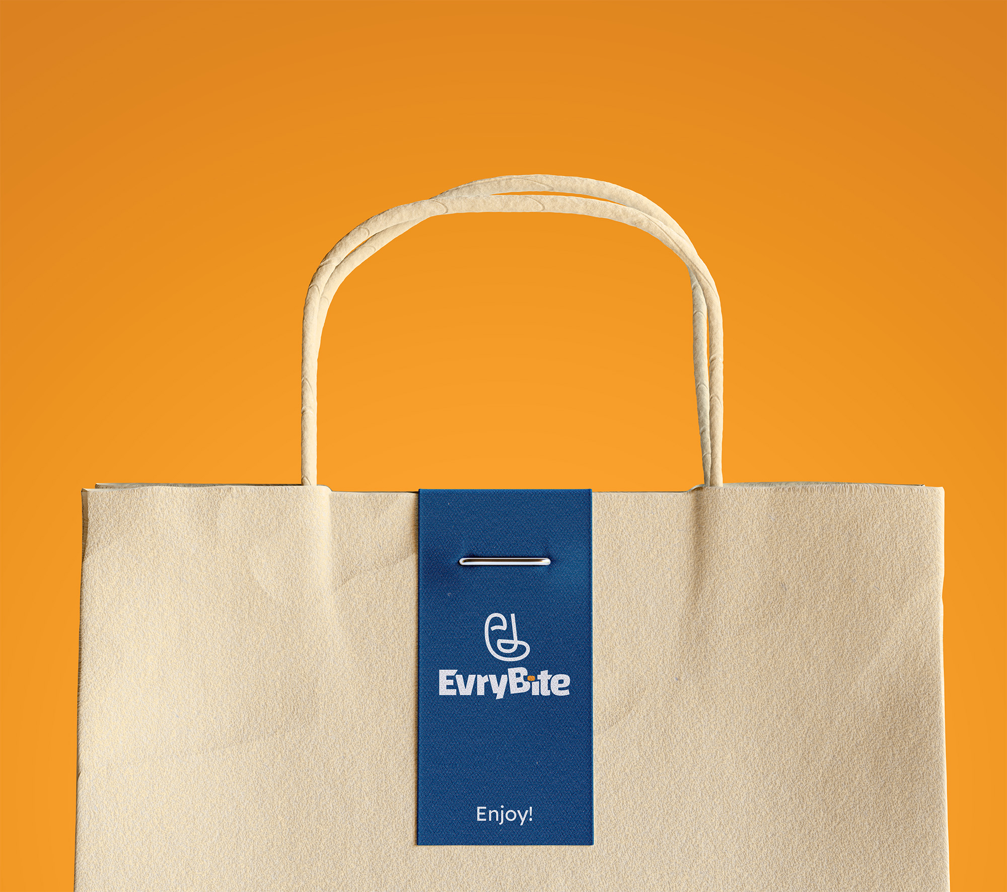 EvryBite tag for food bags.
