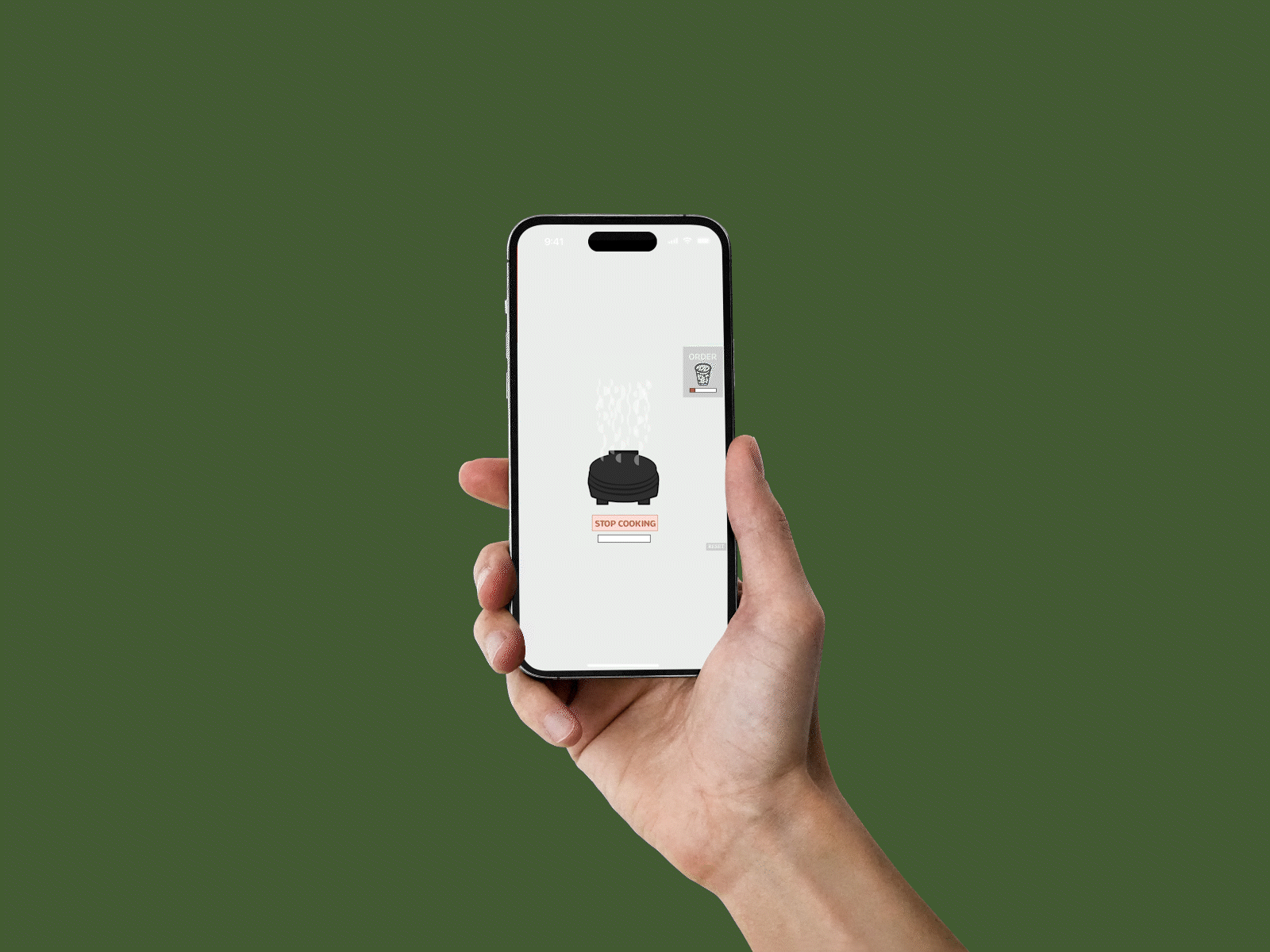 Waffle House game on the iPhone.