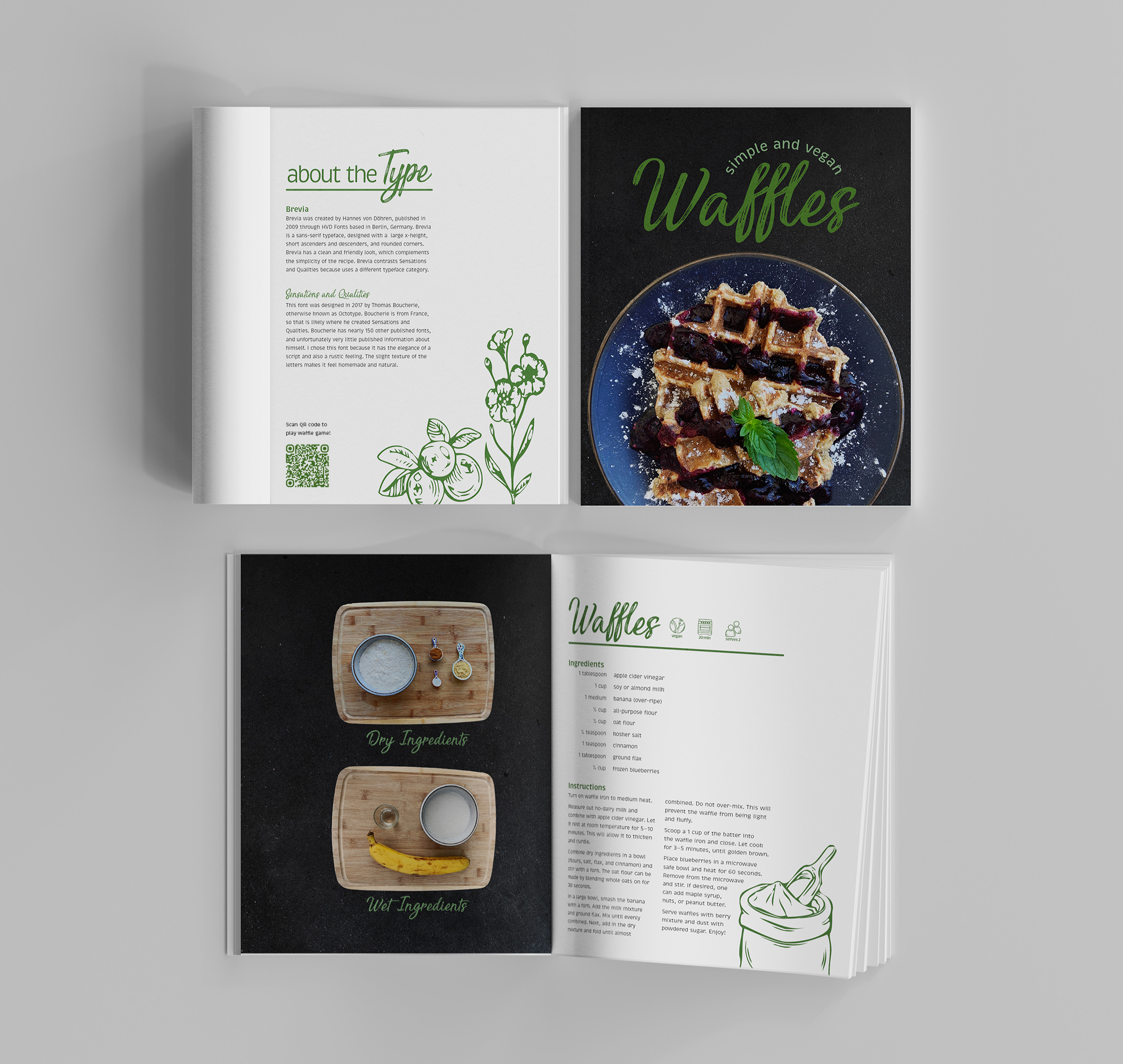 Final Waffle Recipe design.