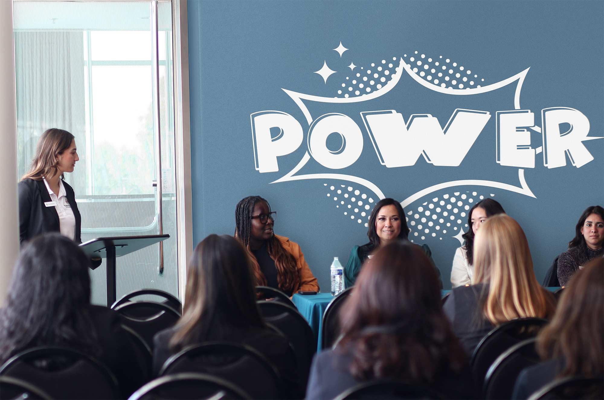 Defining Her Future speaker panel.